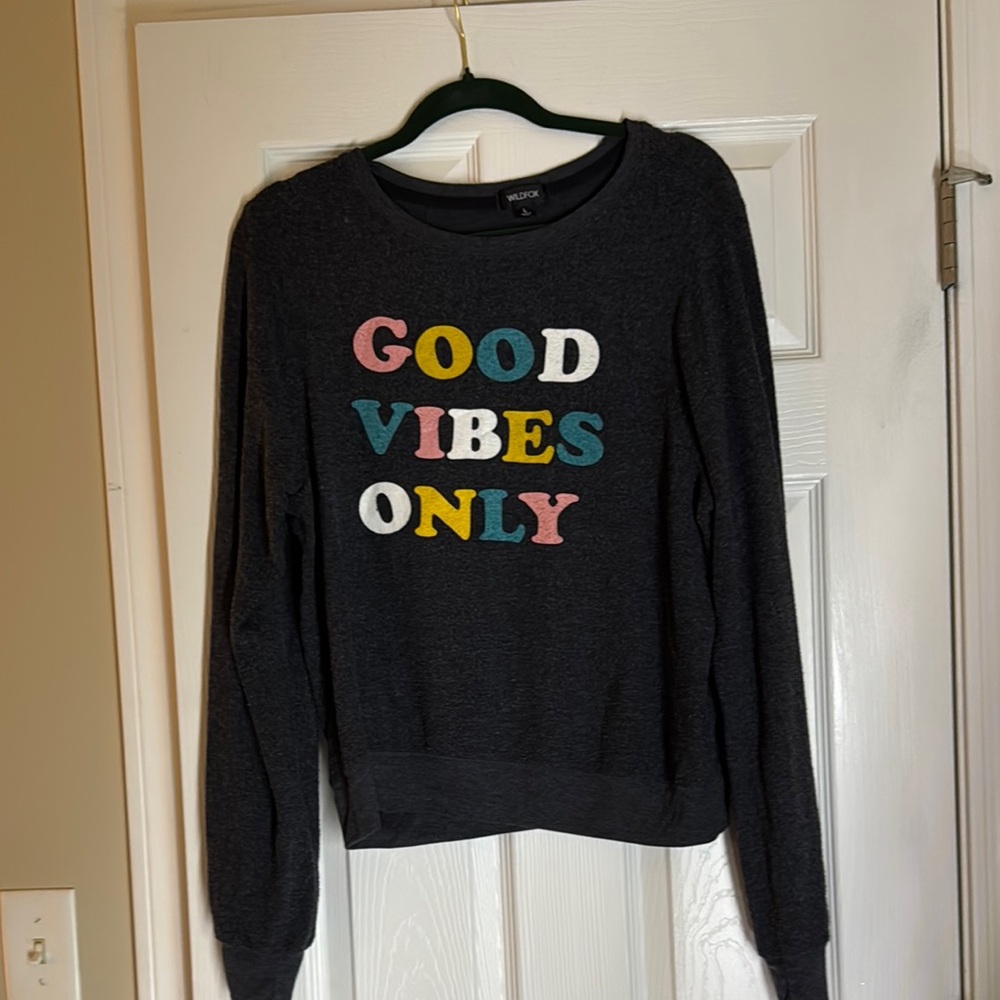 Wildfox Dark Gray Pullover